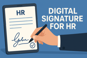 Digital signature of the HR in Sweden